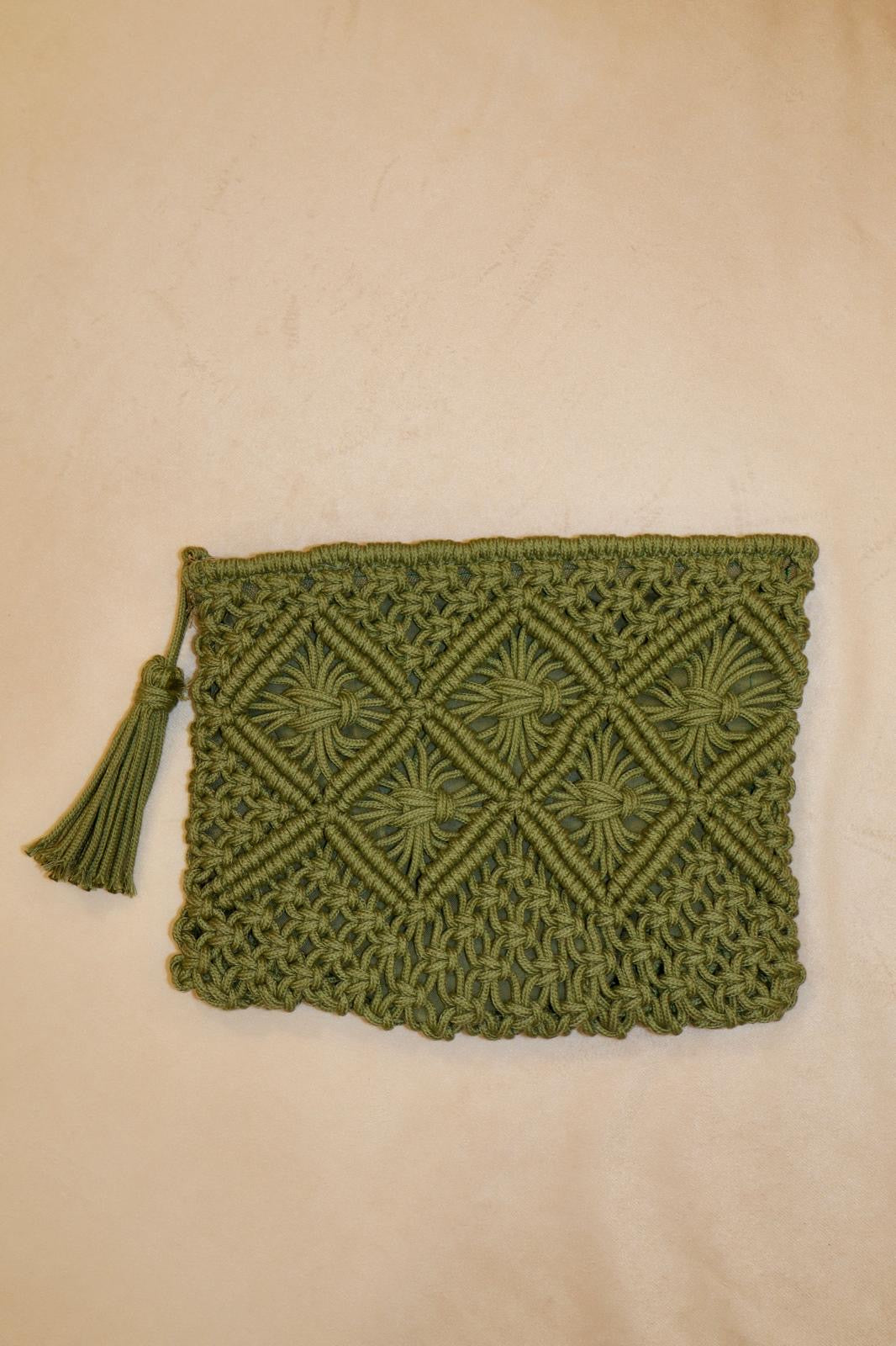 Crochet Bag With Zipper