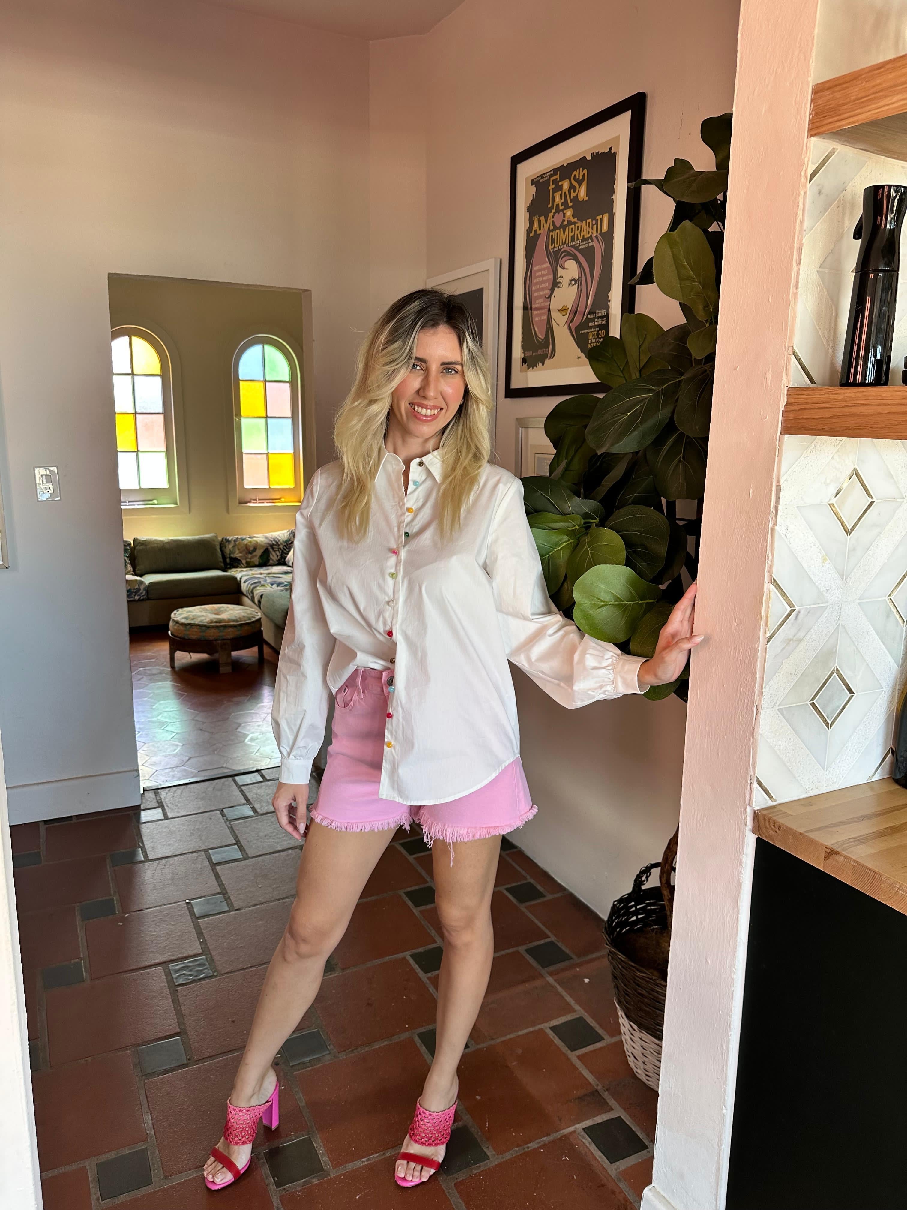 White Multi Charly Shirt