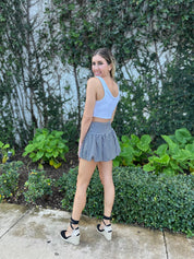 Bubble Gingham Skirt