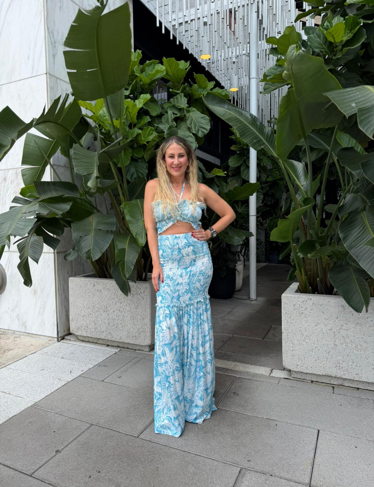 Pastels Scrunch Maxi Dress