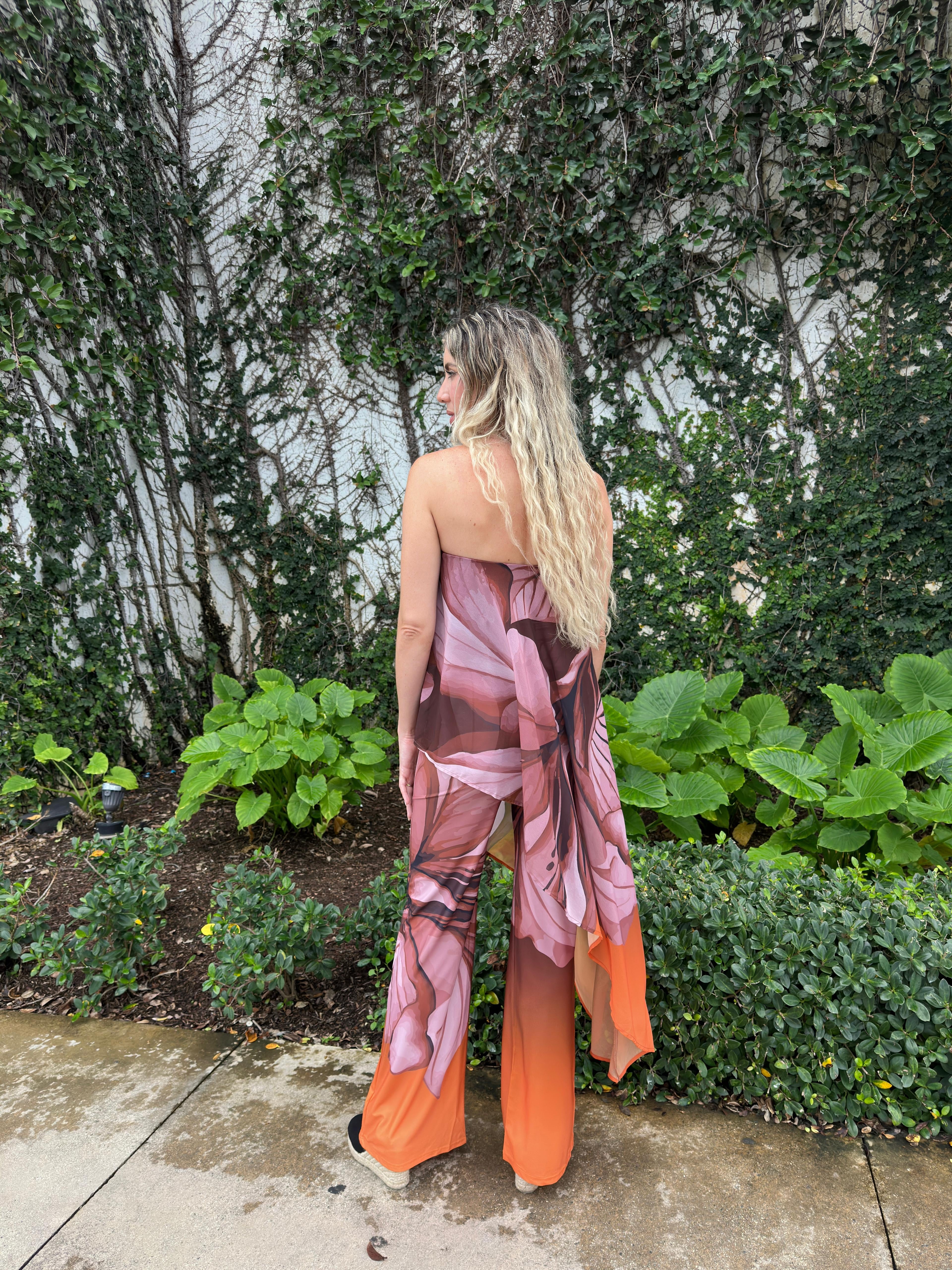 Asymmetrical Off Shoulder Jumpsuit