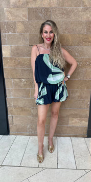 Thin Straps Bubble Romper