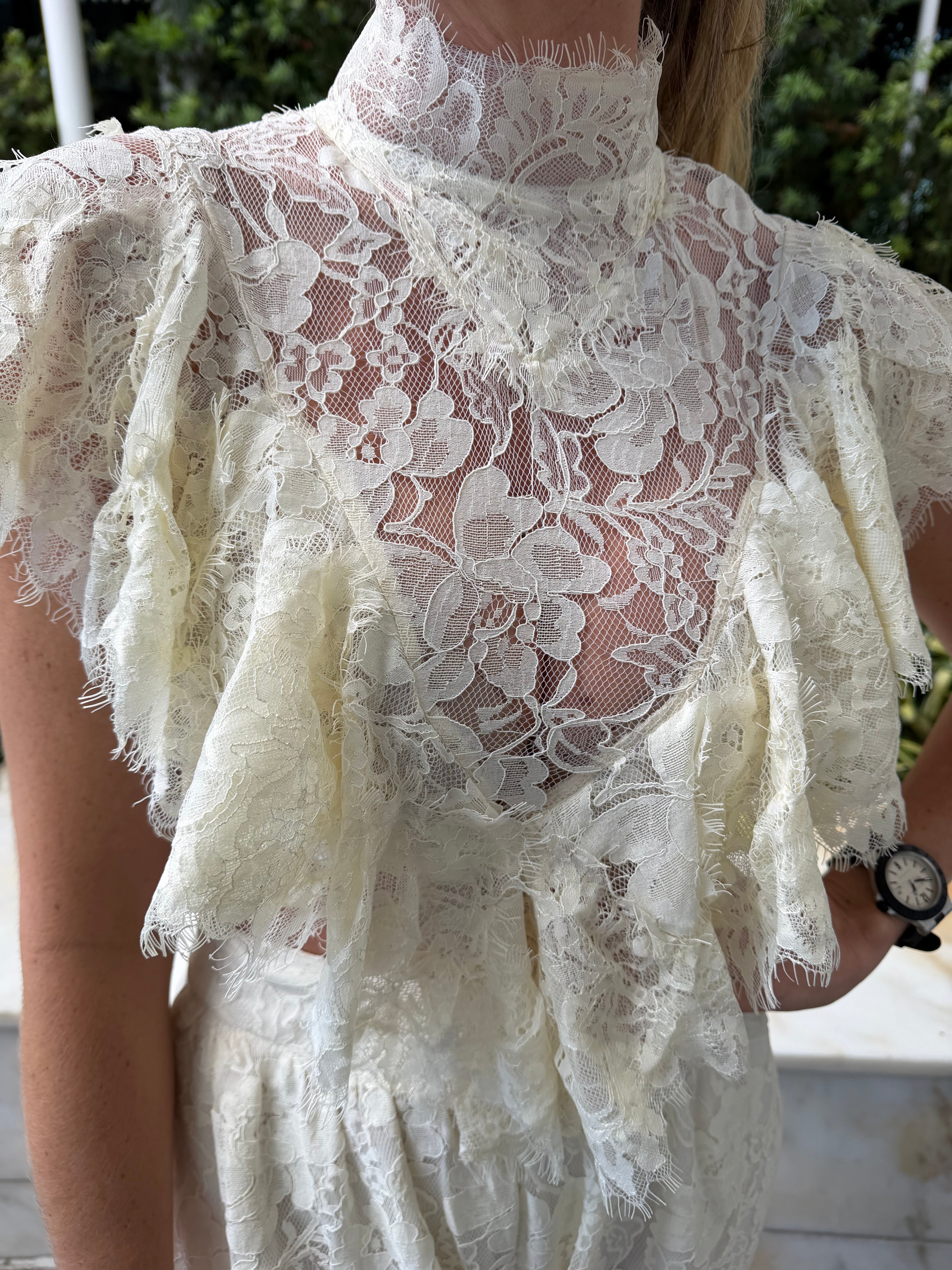 Lace Palazzo Pant Set