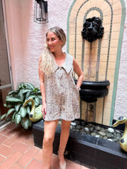 Oversized Collar Detail Romper