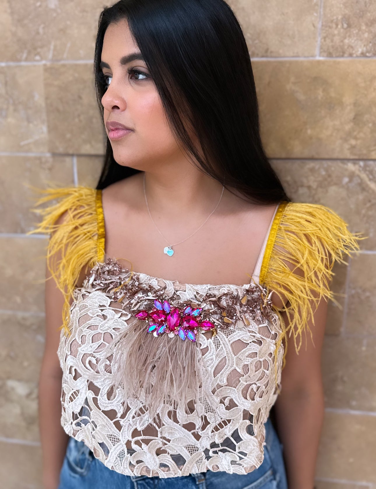 Feather Lace Blouse (variety)