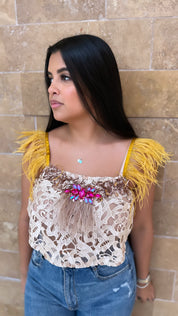 Feather Lace Blouse (variety)