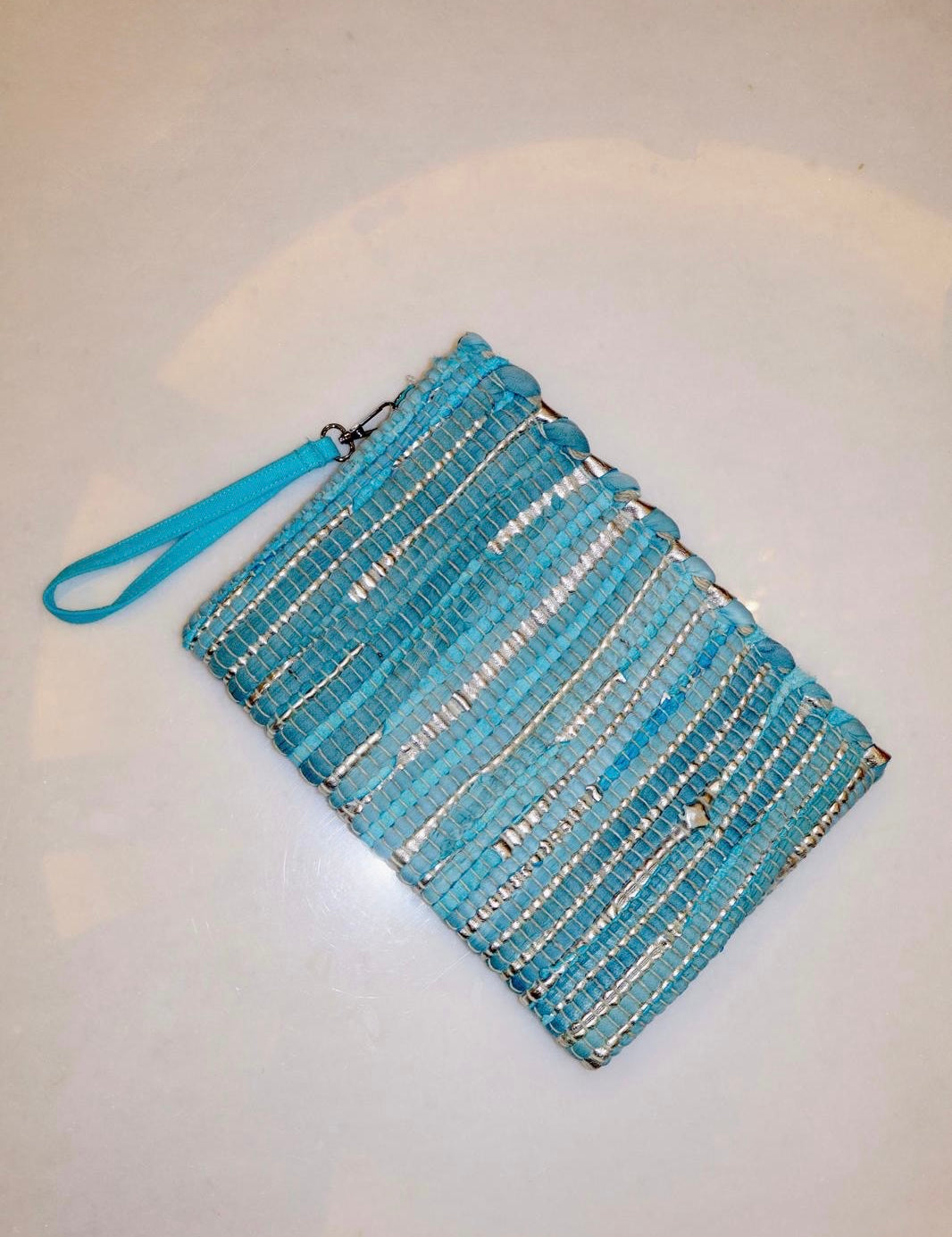 Woven Texture Clutch