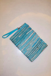 Woven Texture Clutch