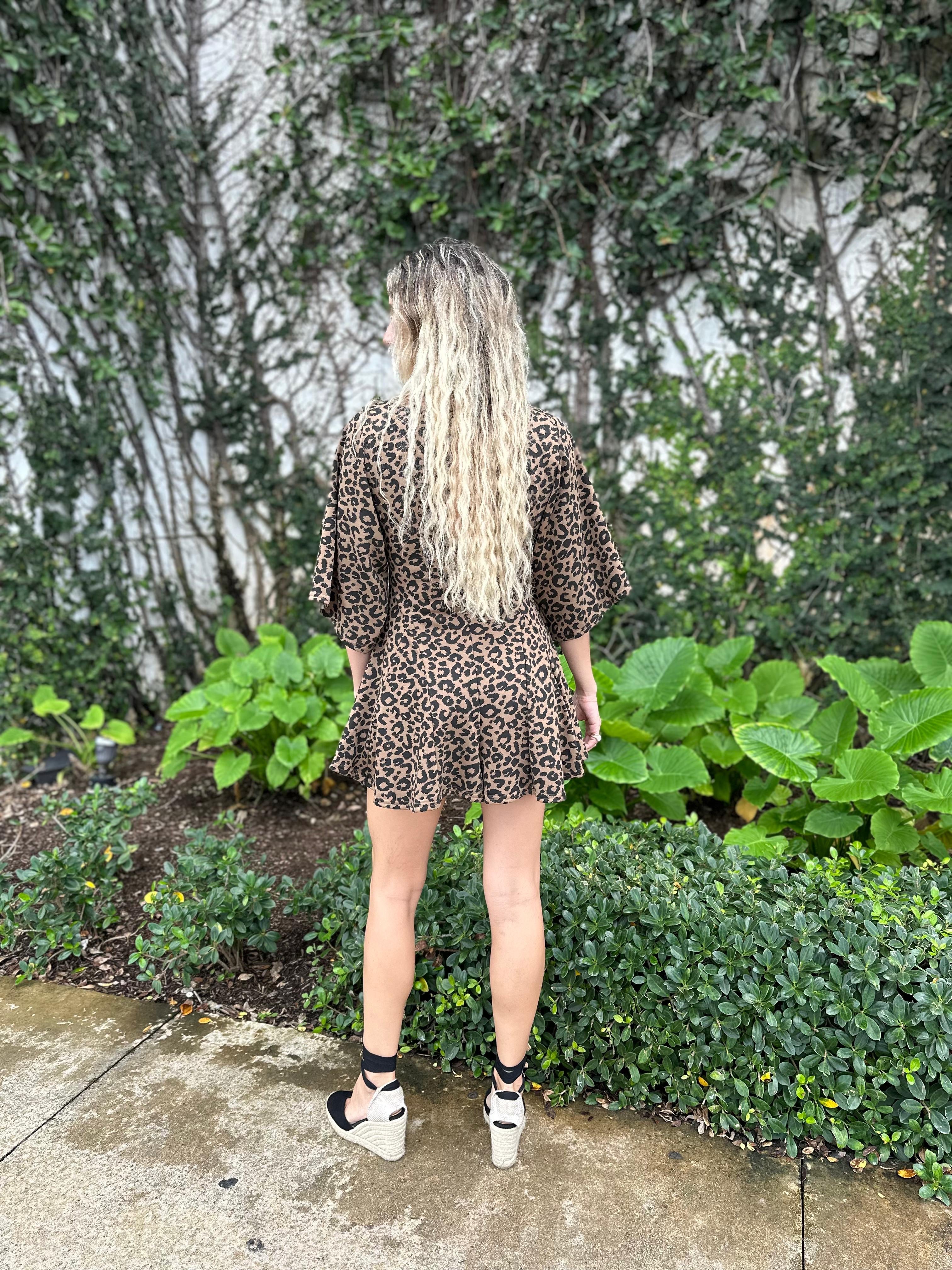 Leopard Print Romper