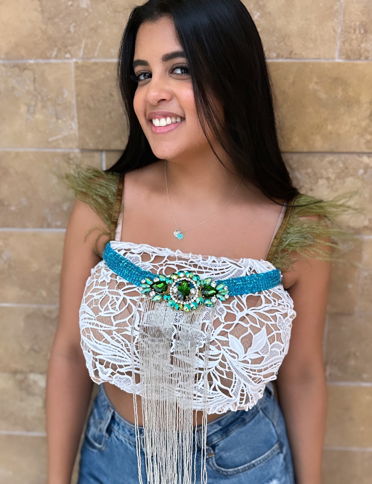 Feather Lace Blouse (variety)