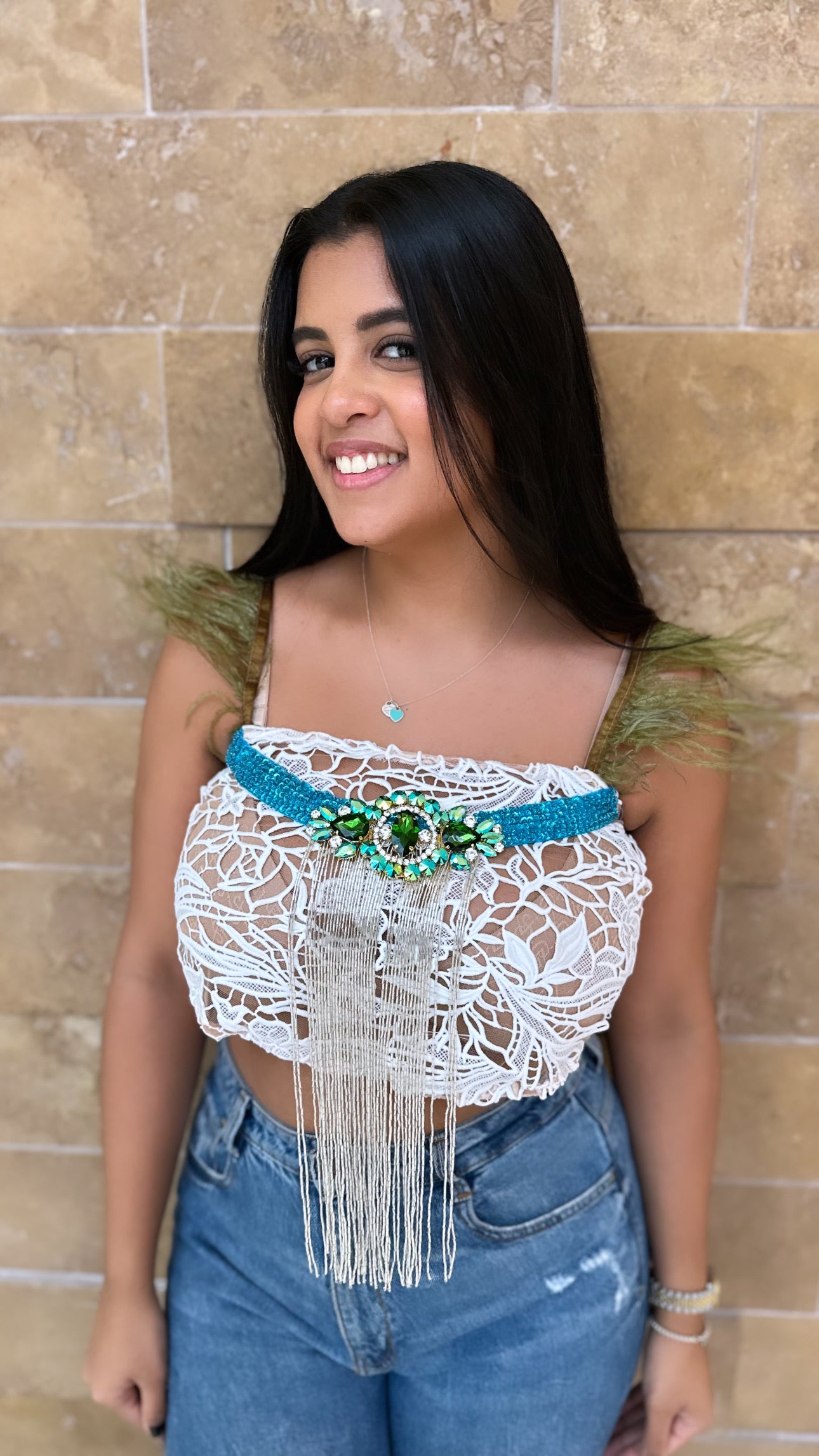 Feather Lace Blouse (variety)