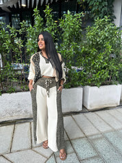 Contrast Long Slv Top