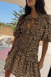 Leopard Mini Nara Dress