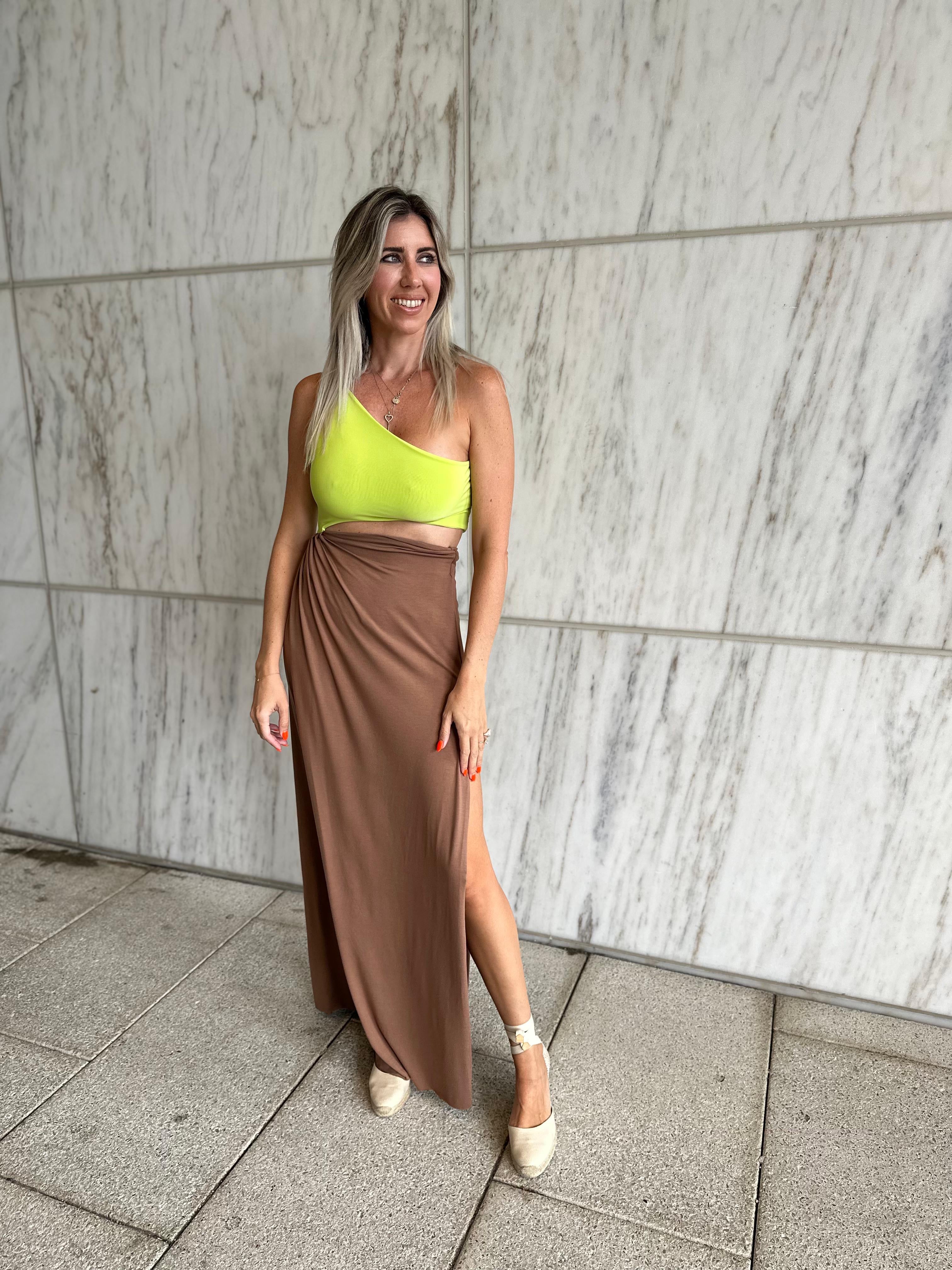 Ariana One Shoulder Maxi