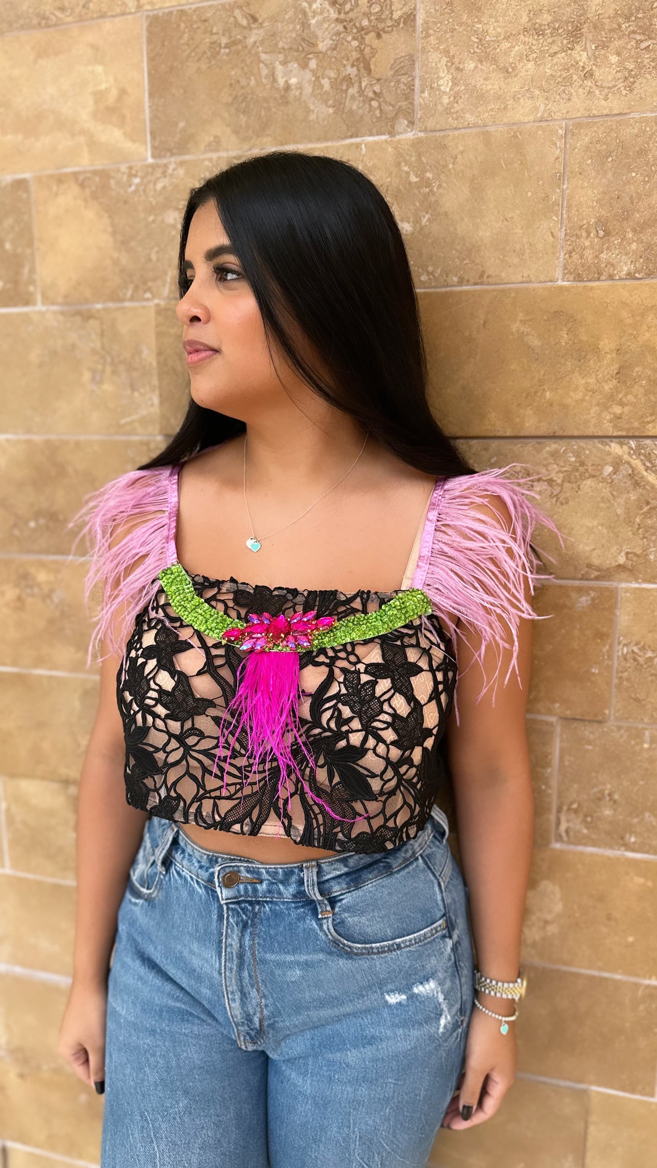 Feather Lace Blouse (variety)