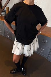 Black Bow Back T-Shirt