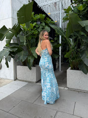 Pastels Scrunch Maxi Dress