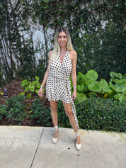 Polka Dot Wrap Dress