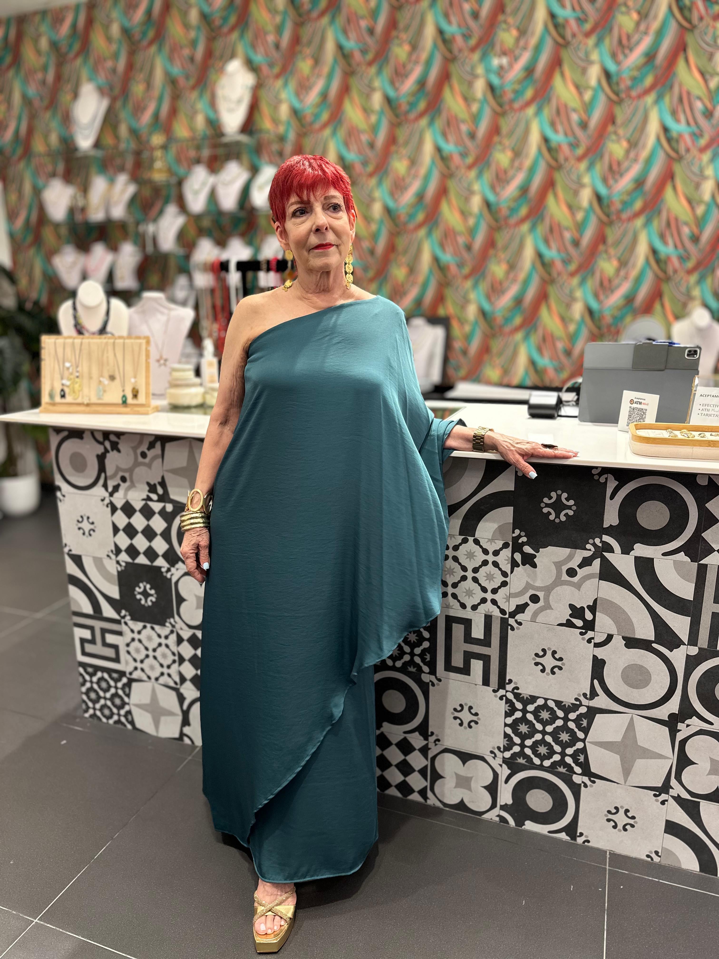 Athena One Shoulder Dress