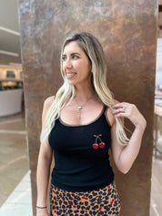 Black Cherry Teddy Vest