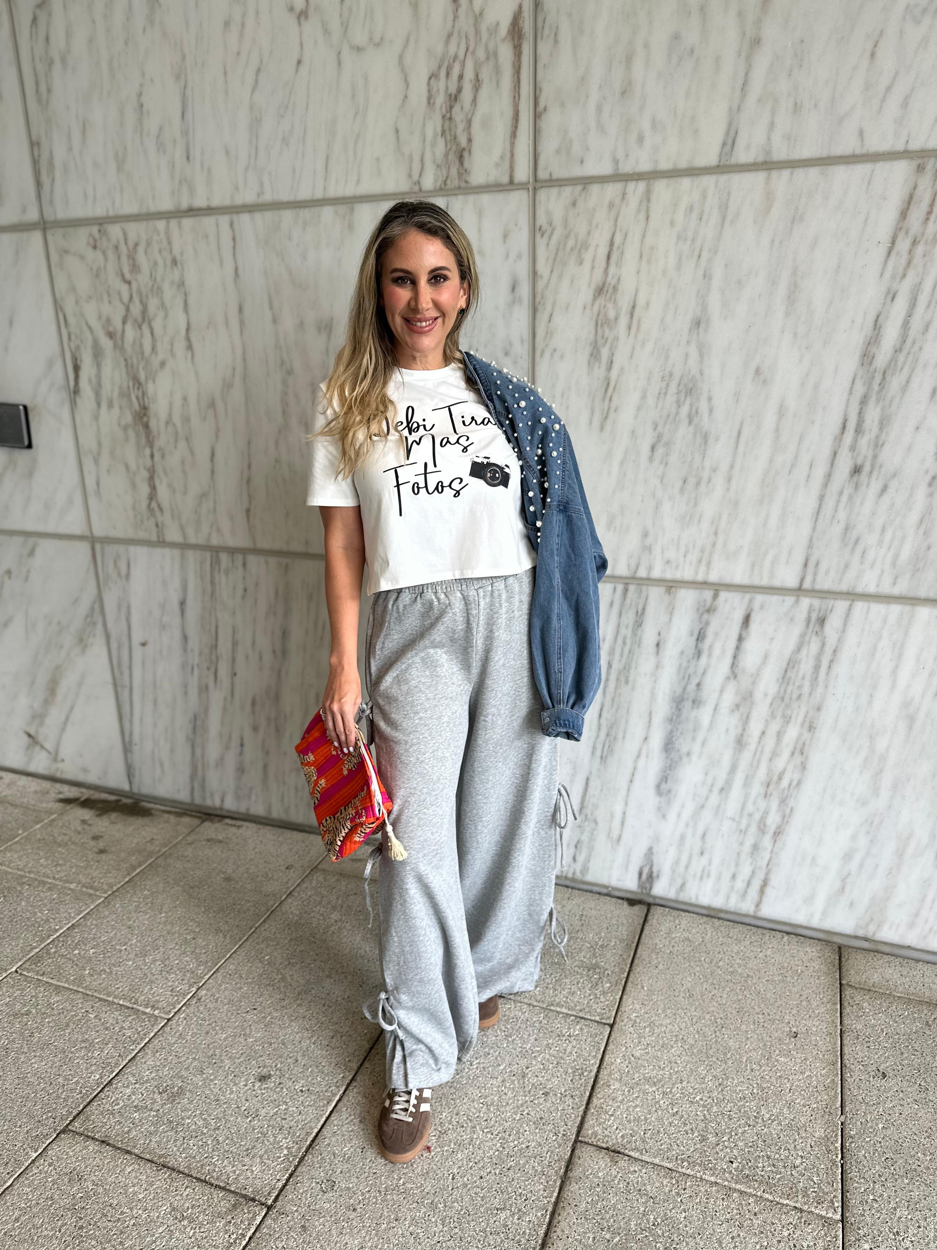 Tied Sides Wide Leg Pants