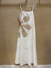 Sleeveless Side Cut Midi Dress