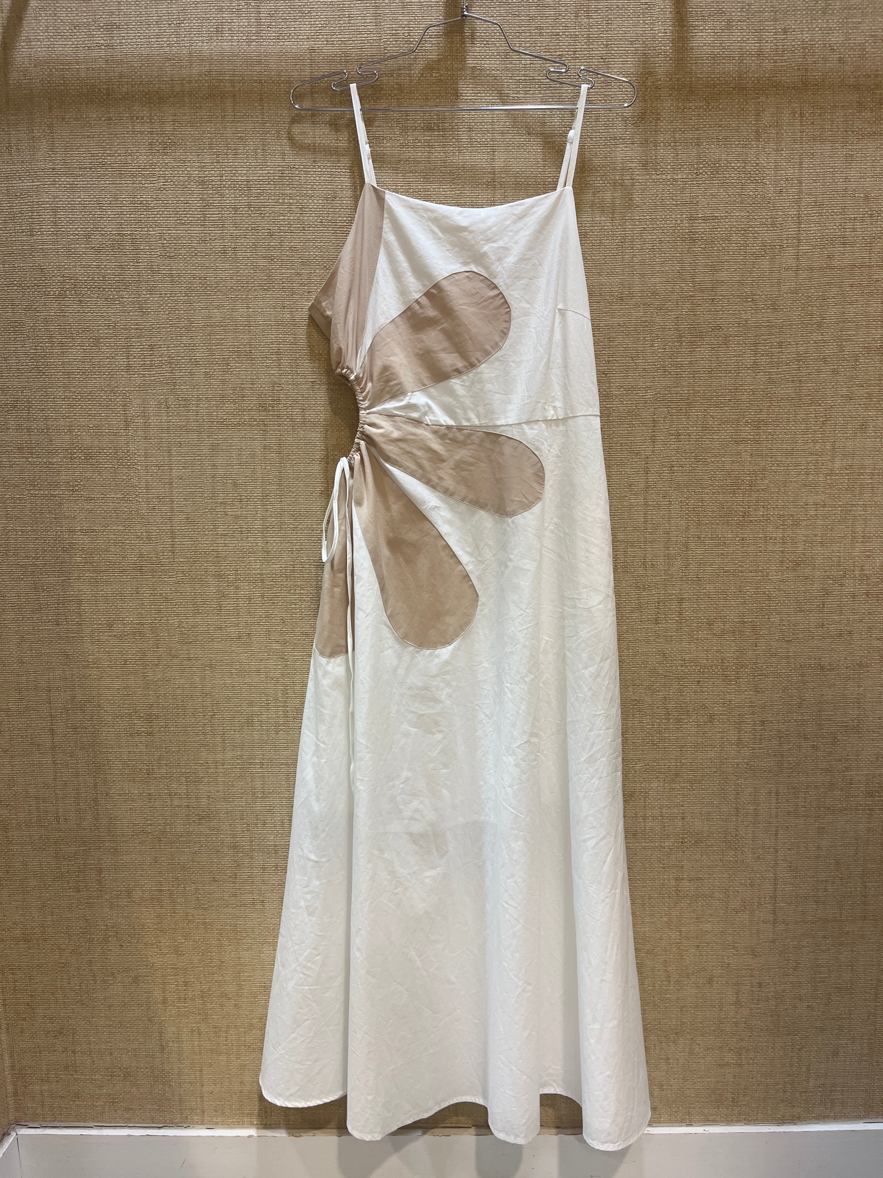 Sleeveless Side Cut Midi Dress