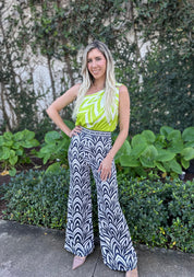 Brooch One Shoulder Jumpsuit