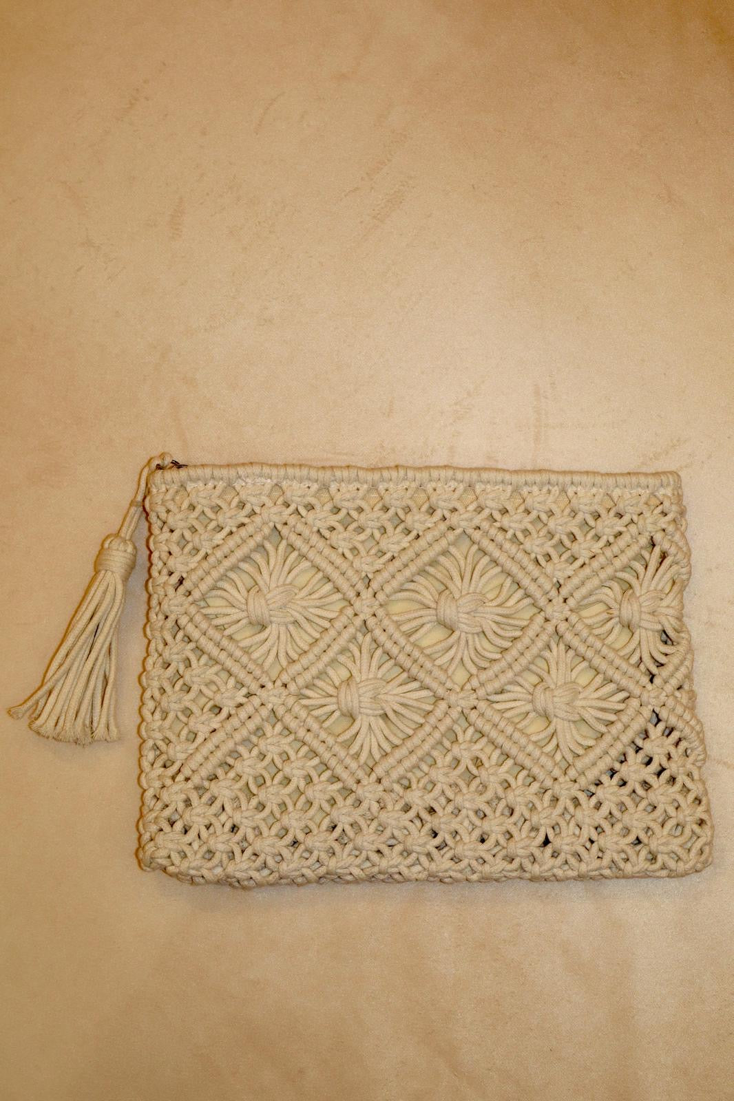 Crochet Bag With Zipper