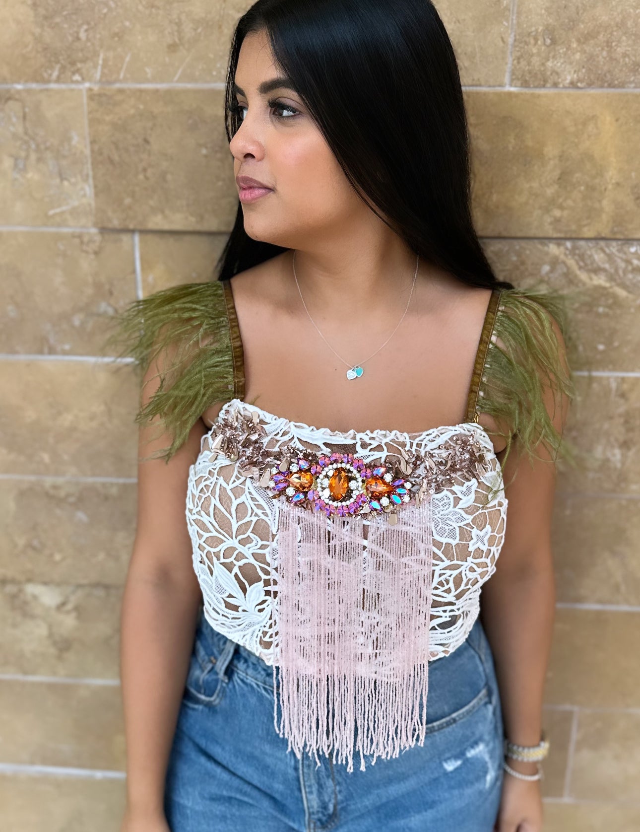 Feather Lace Blouse (variety)