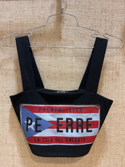 Graphic Crop Tank Top