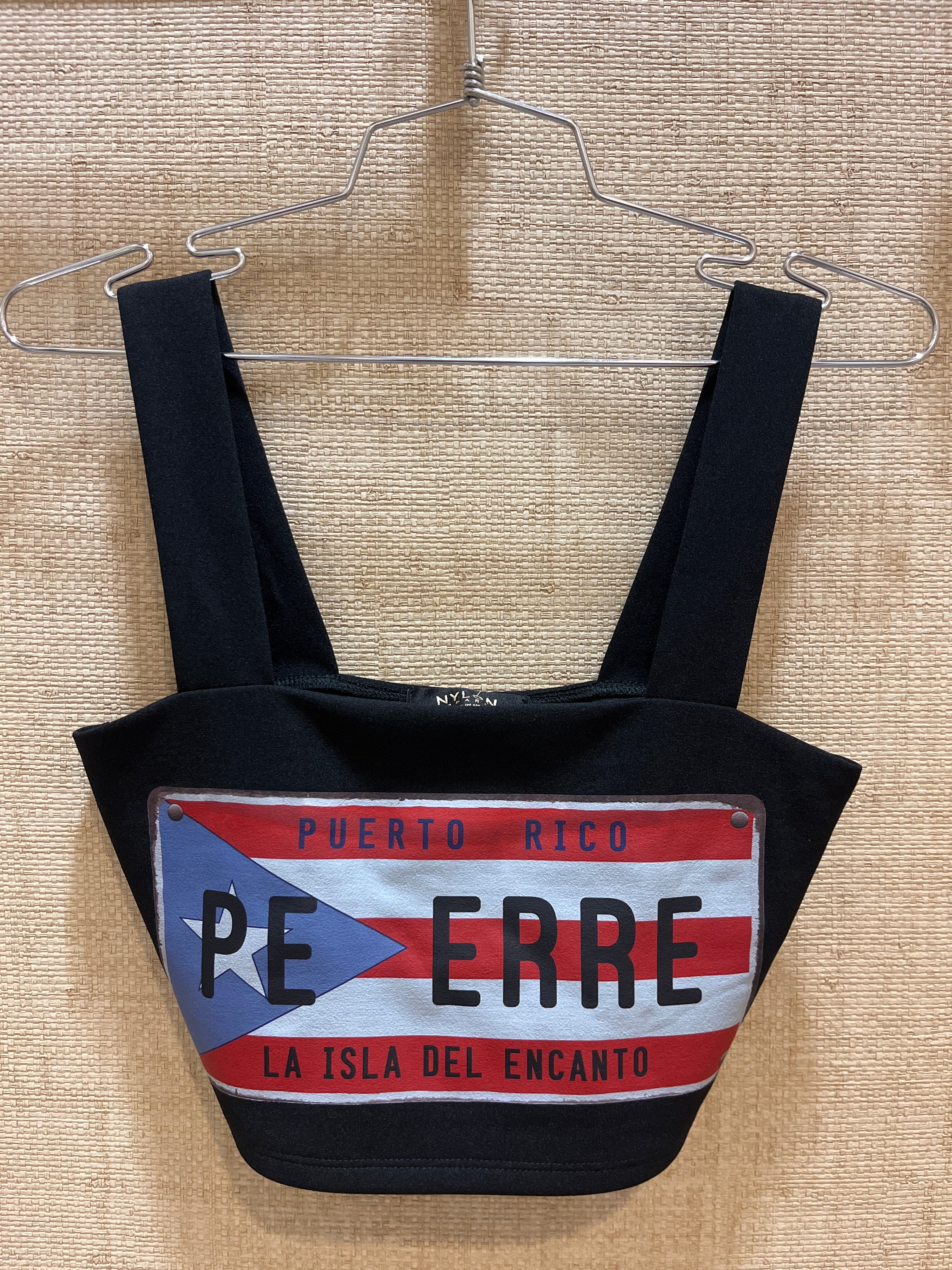 Graphic Crop Tank Top