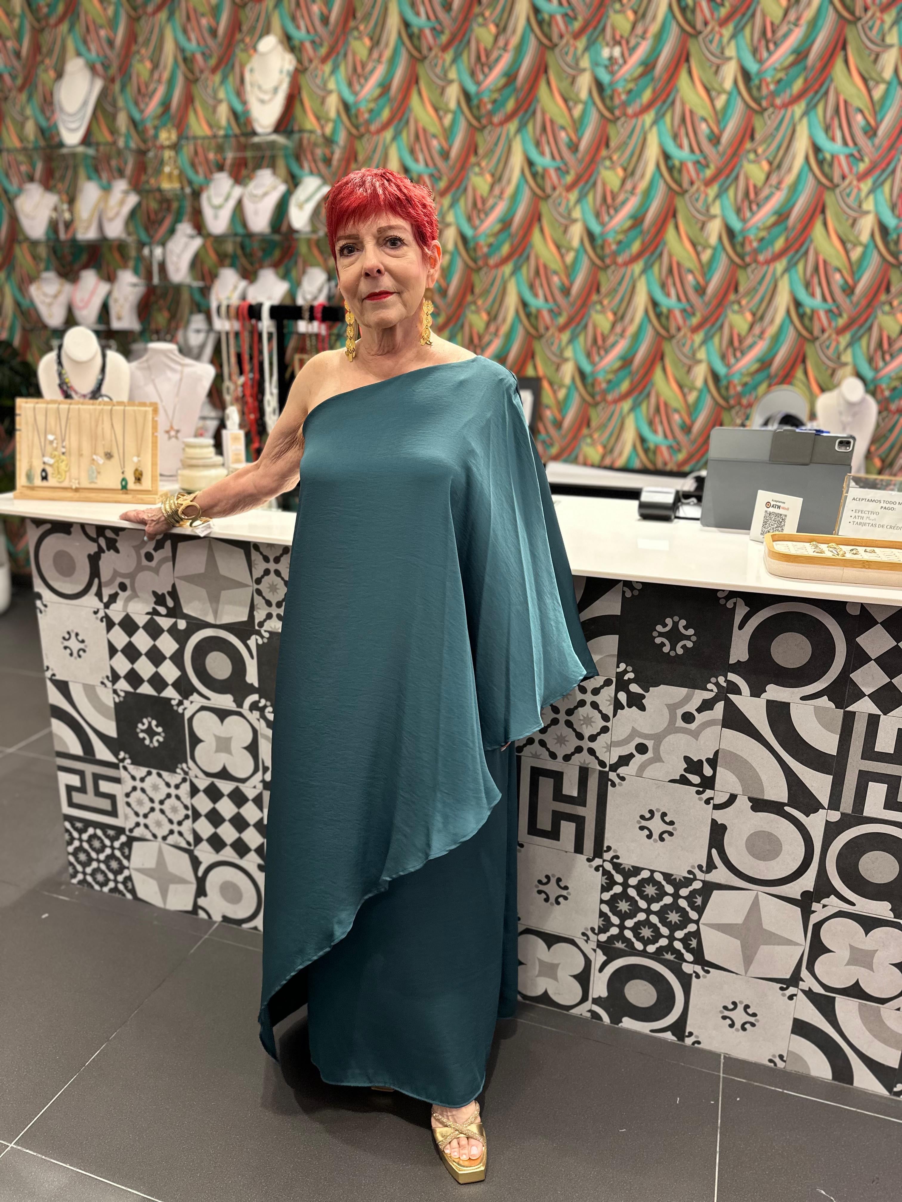 Athena One Shoulder Dress