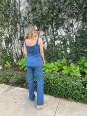 Denim Vest & Pant Set