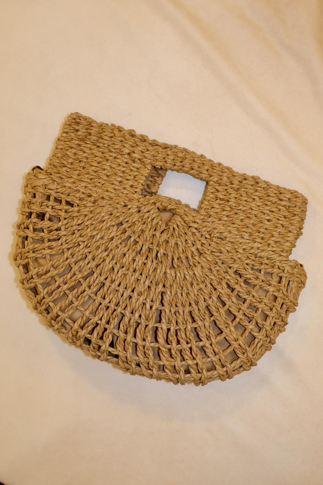 Crochet Crescent Handbag