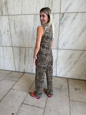 Leopard Vest & Pant Set
