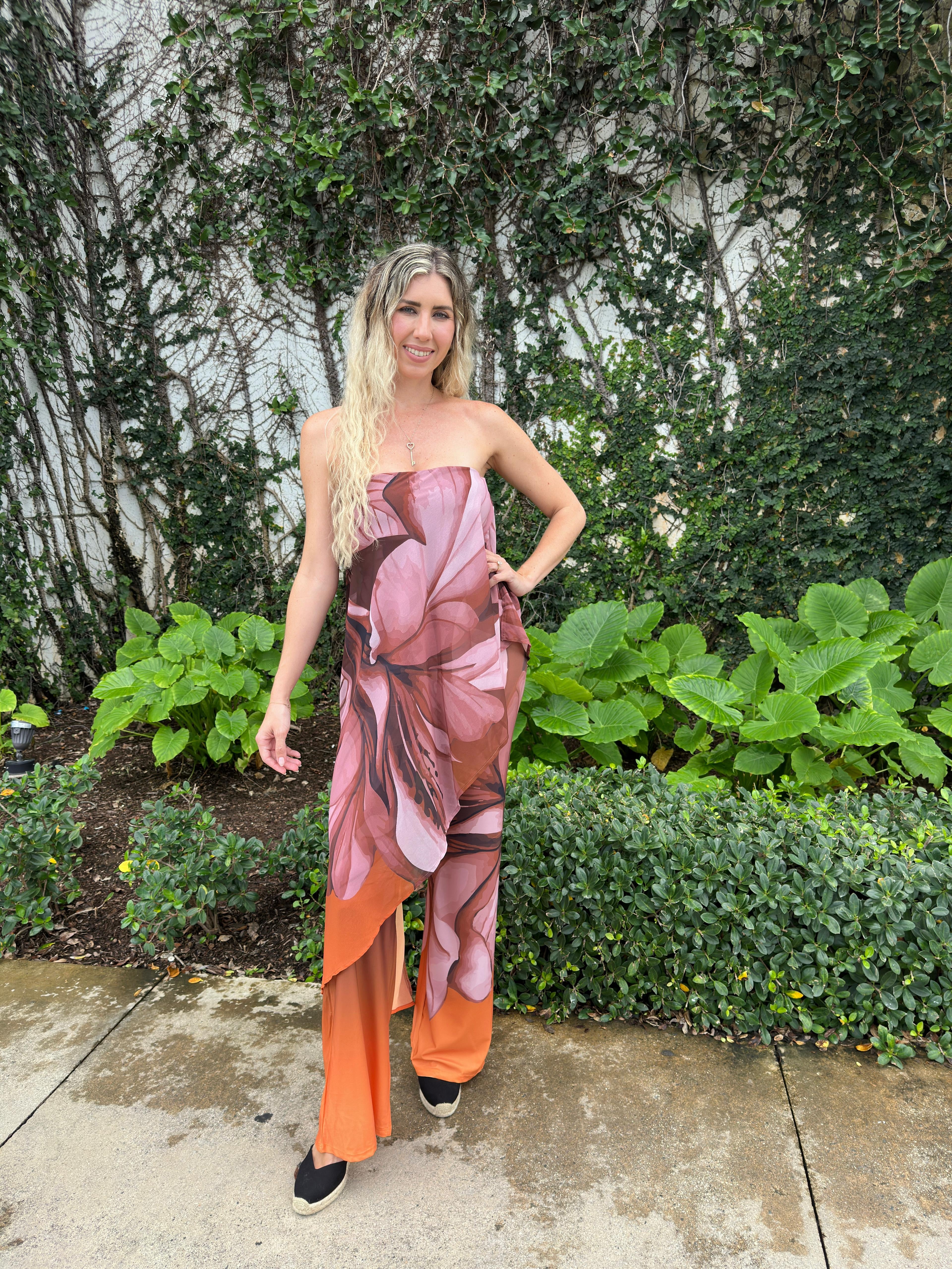 Asymmetrical Off Shoulder Jumpsuit