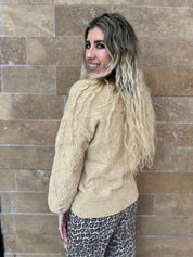 Floral Knit Cardigan