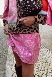 Pink Bandana Mini Dorris Skirt