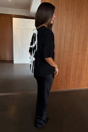 Black Bow Back T-Shirt