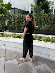 Lace Palazzo Pant Set