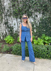Denim Vest & Pant Set