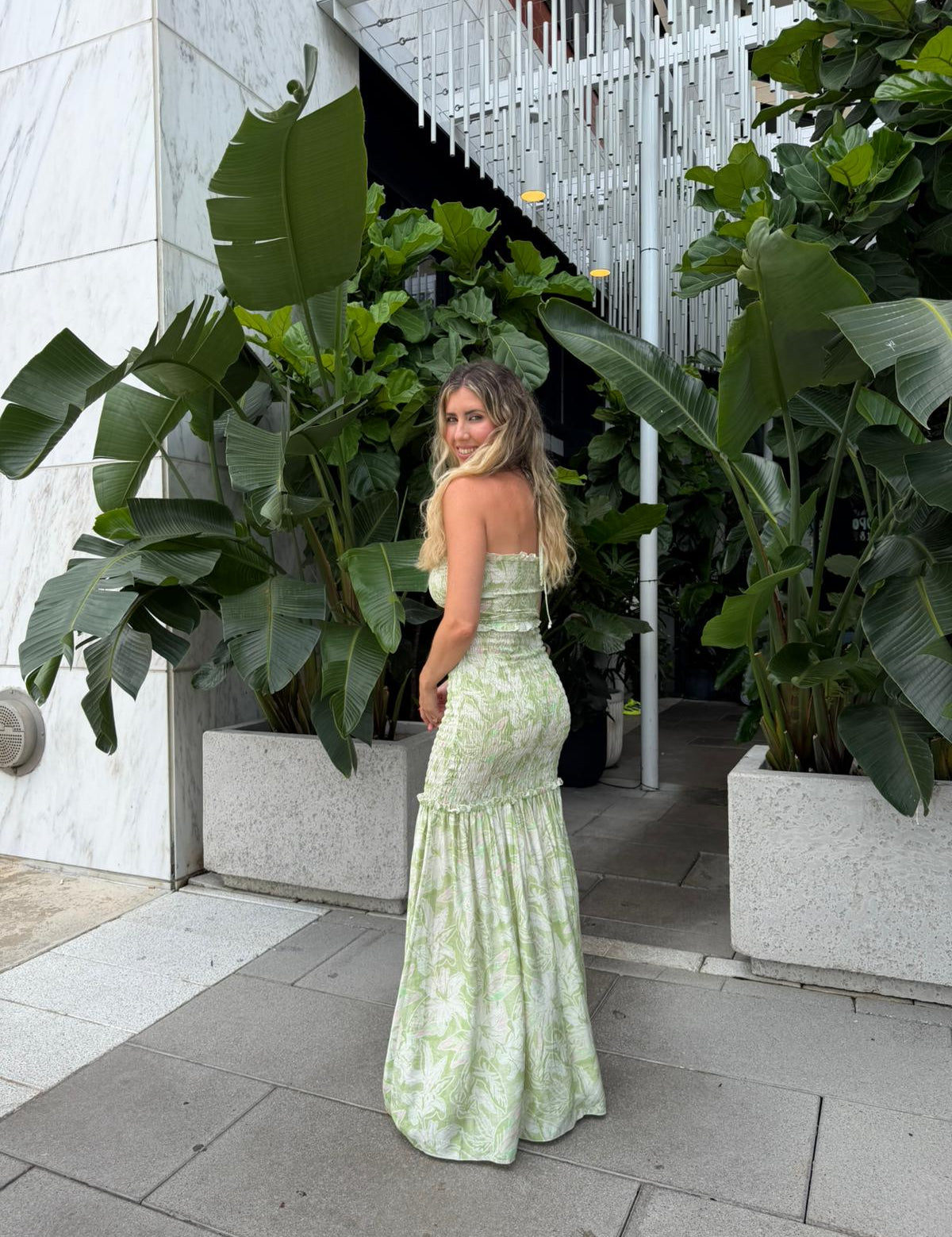 Pastels Scrunch Maxi Dress
