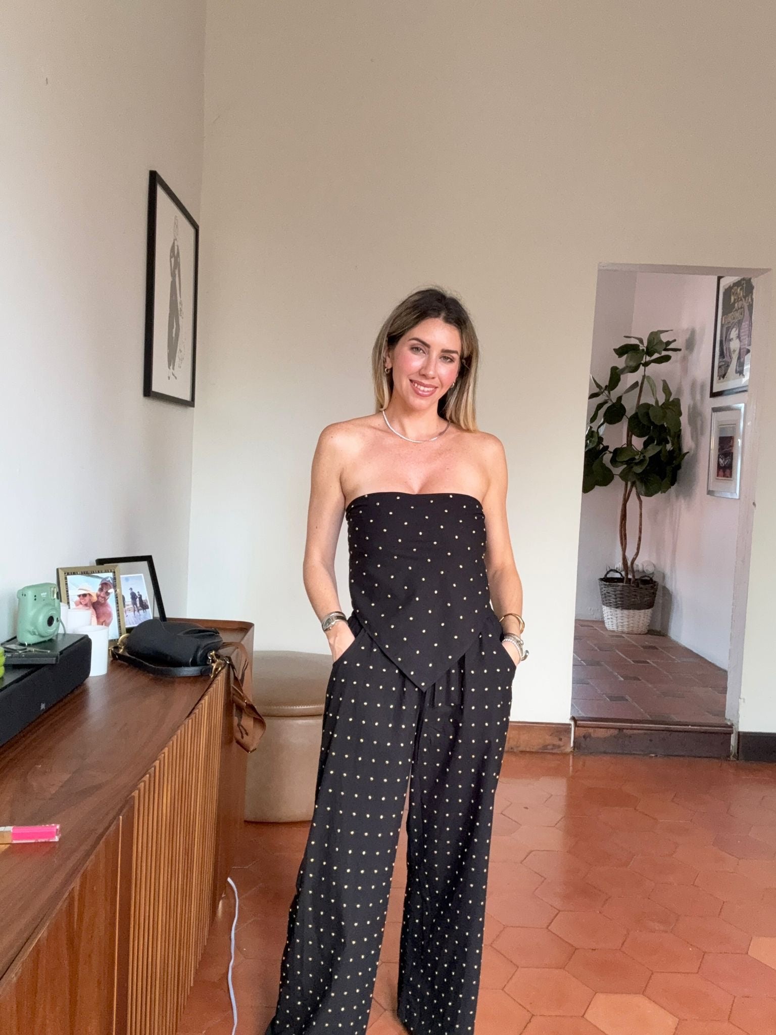 Elissa Trousers With Gold Studs