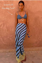 Stripe Midi Maeva Skirt