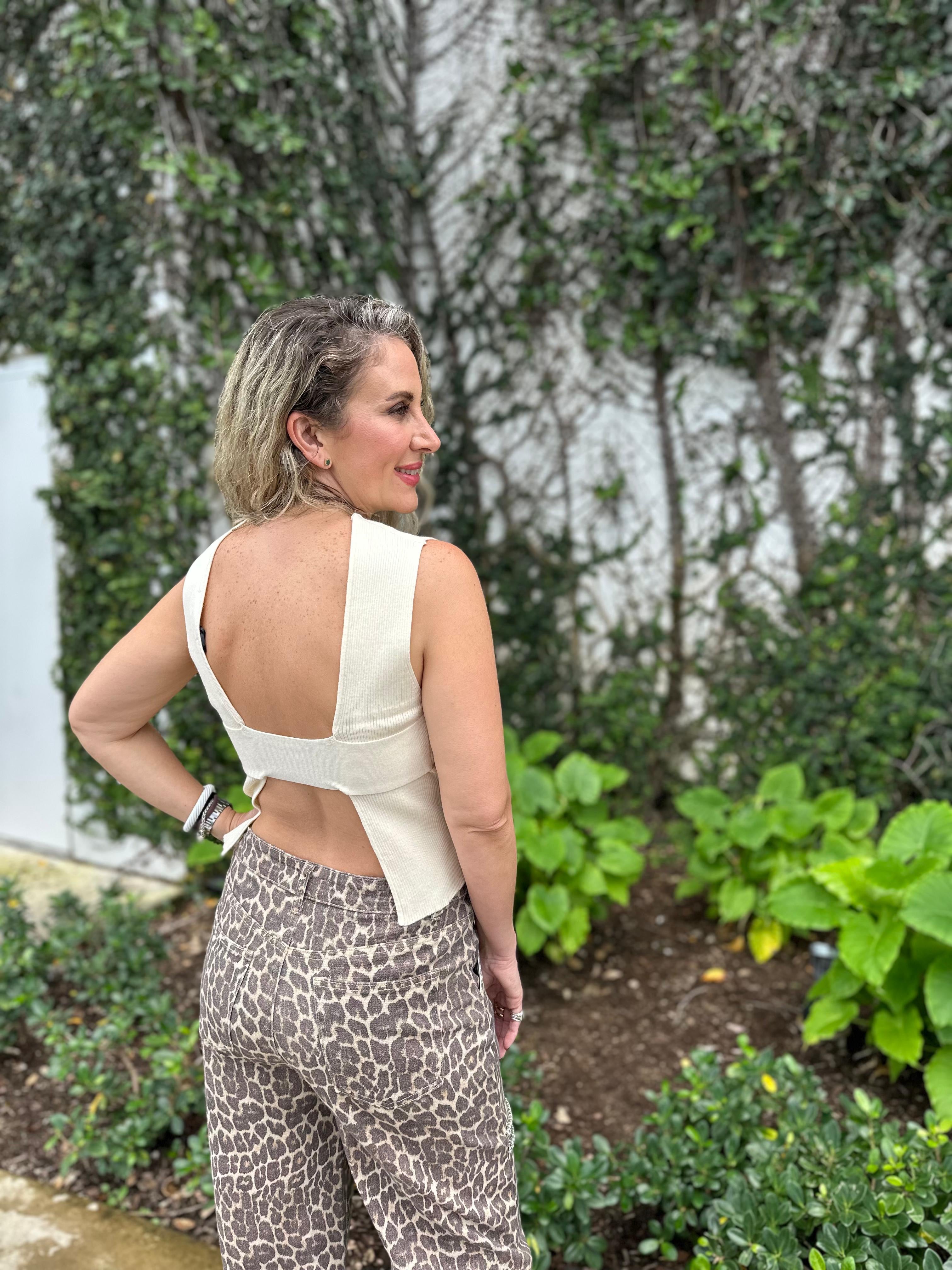 Sleeveless Knit Top