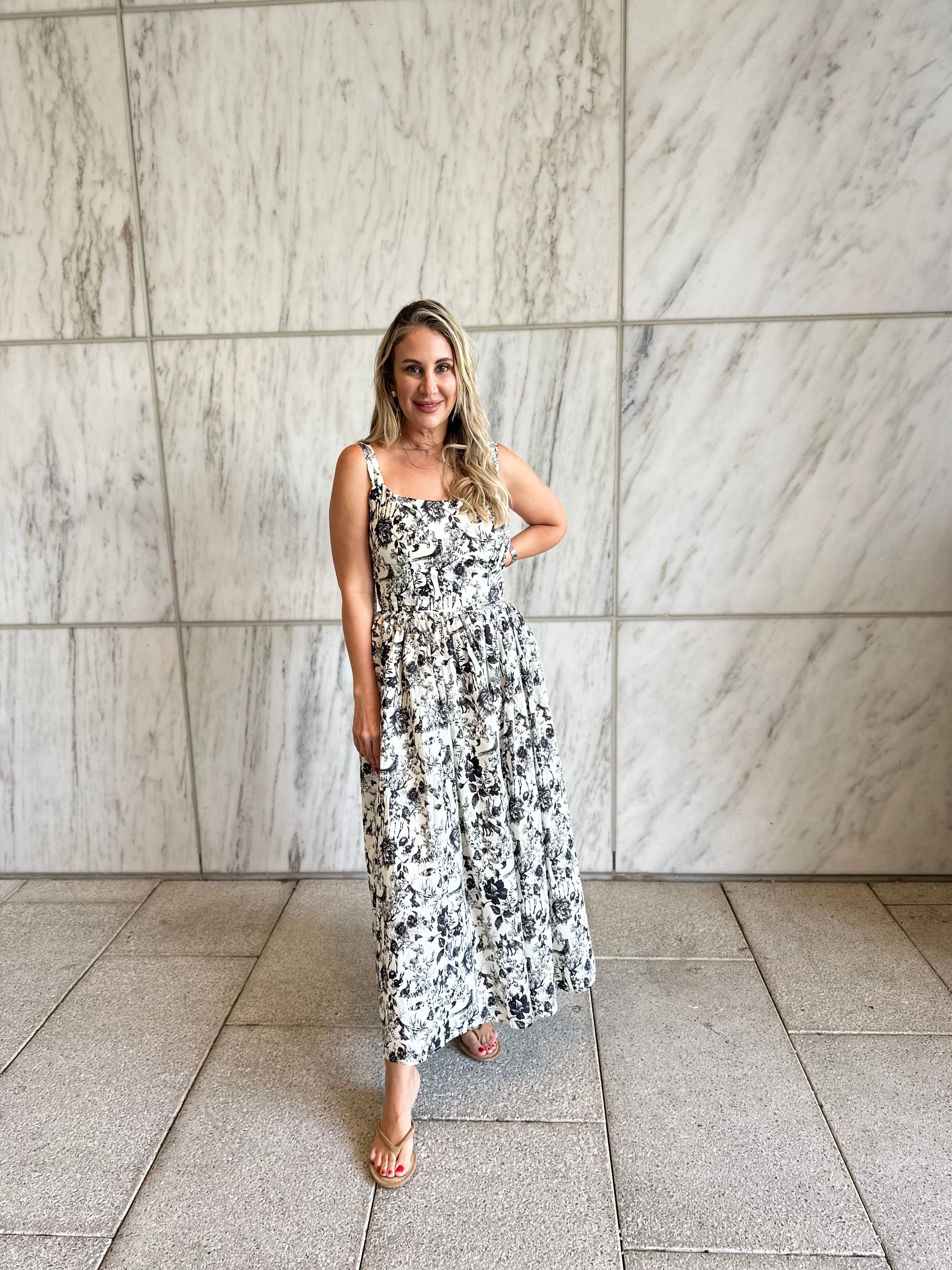 Corset Top & Flare Skirt