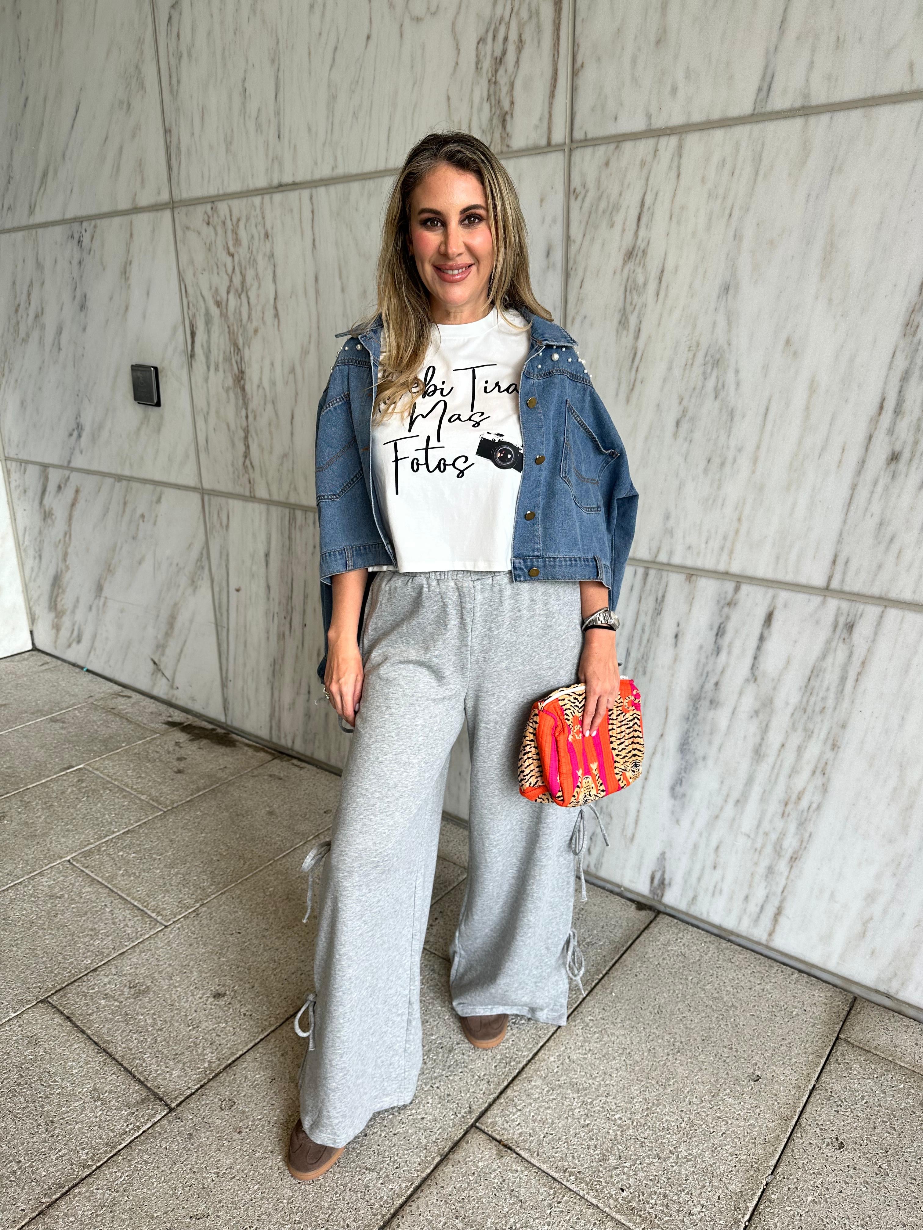Tied Sides Wide Leg Pants