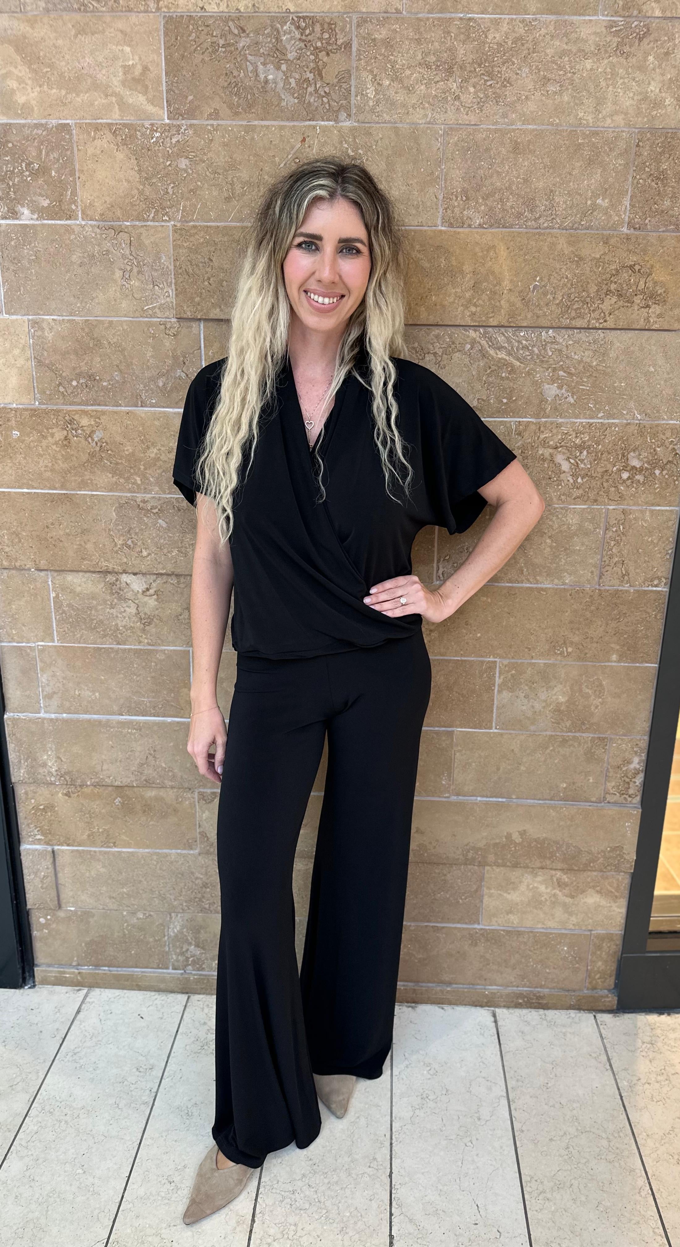 Solid Palazzo Pants