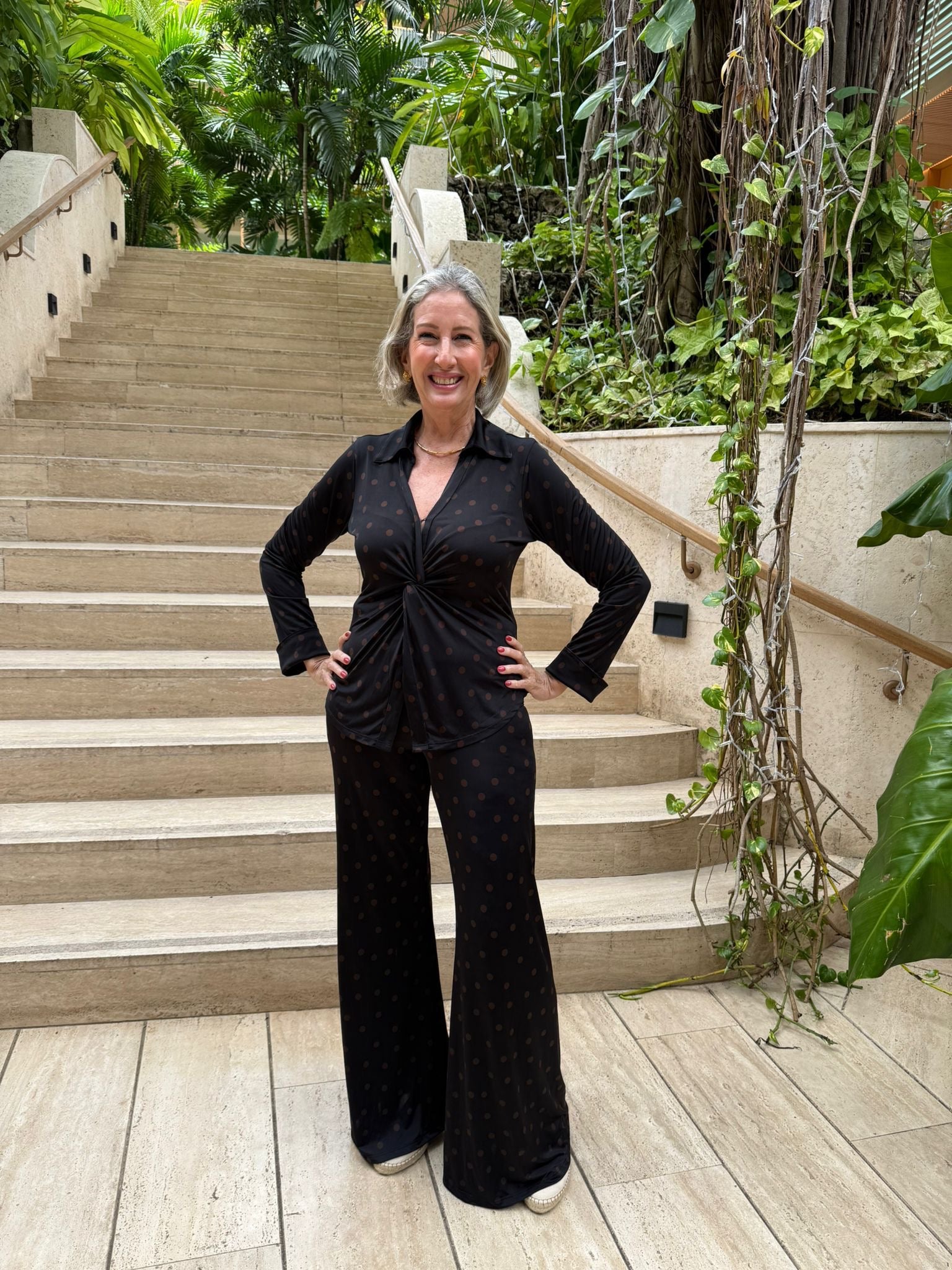 Polka Dot Palazzo Pant